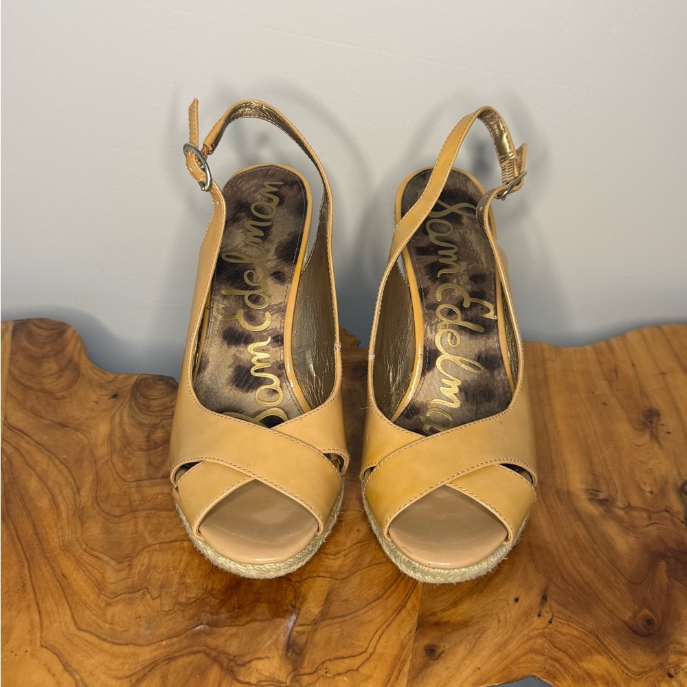 Sam Edelman Women's Tan Slingback Sandals